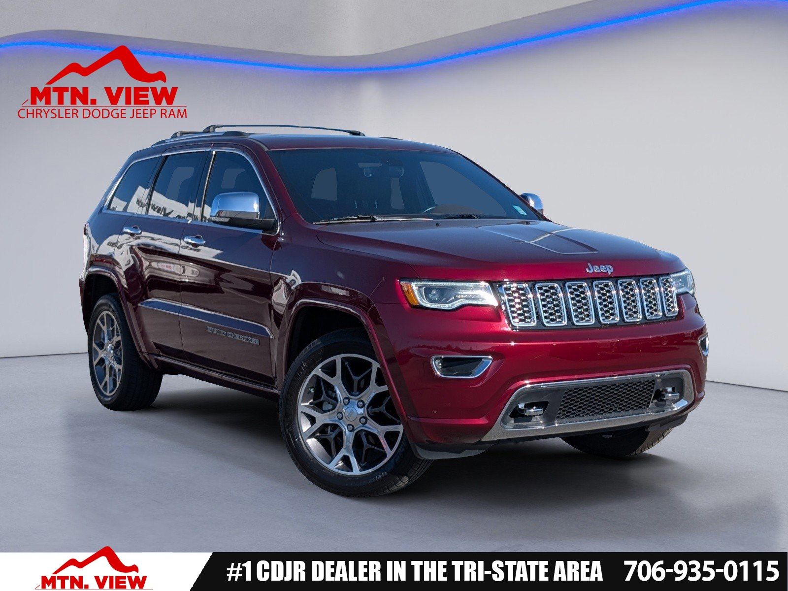 Velvet Red Pearlcoat 2020 Jeep Grand Cherokee Overland 4WD SUV / Crossover Four-Wheel Drive 8-Speed Automatic