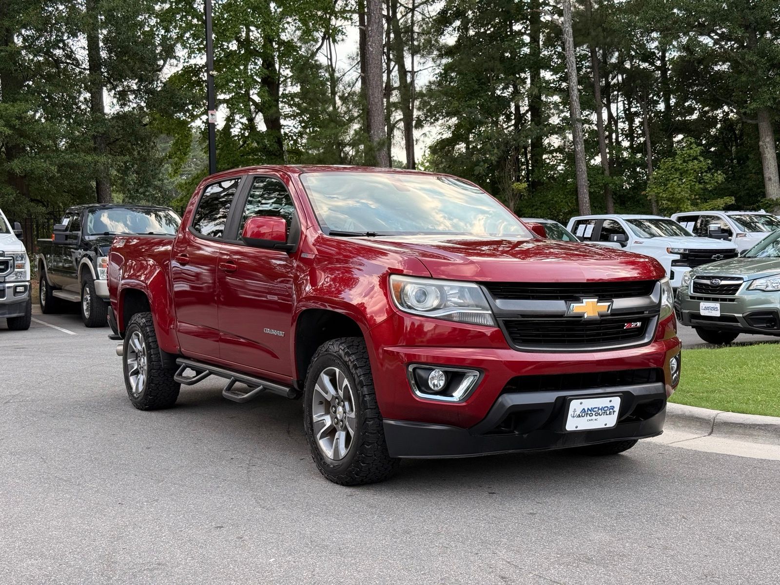 Cajun Red Tintcoat 2018 Chevrolet Colorado Pickup Truck Four-Wheel Drive 6-Speed Automatic