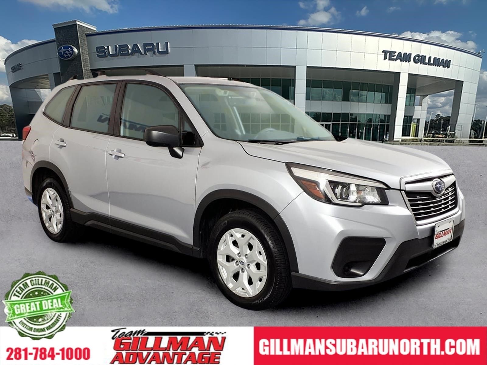 Ice Silver Metallic 2020 Subaru Forester SUV / Crossover All-Wheel Drive Continuously Variable Transmission
