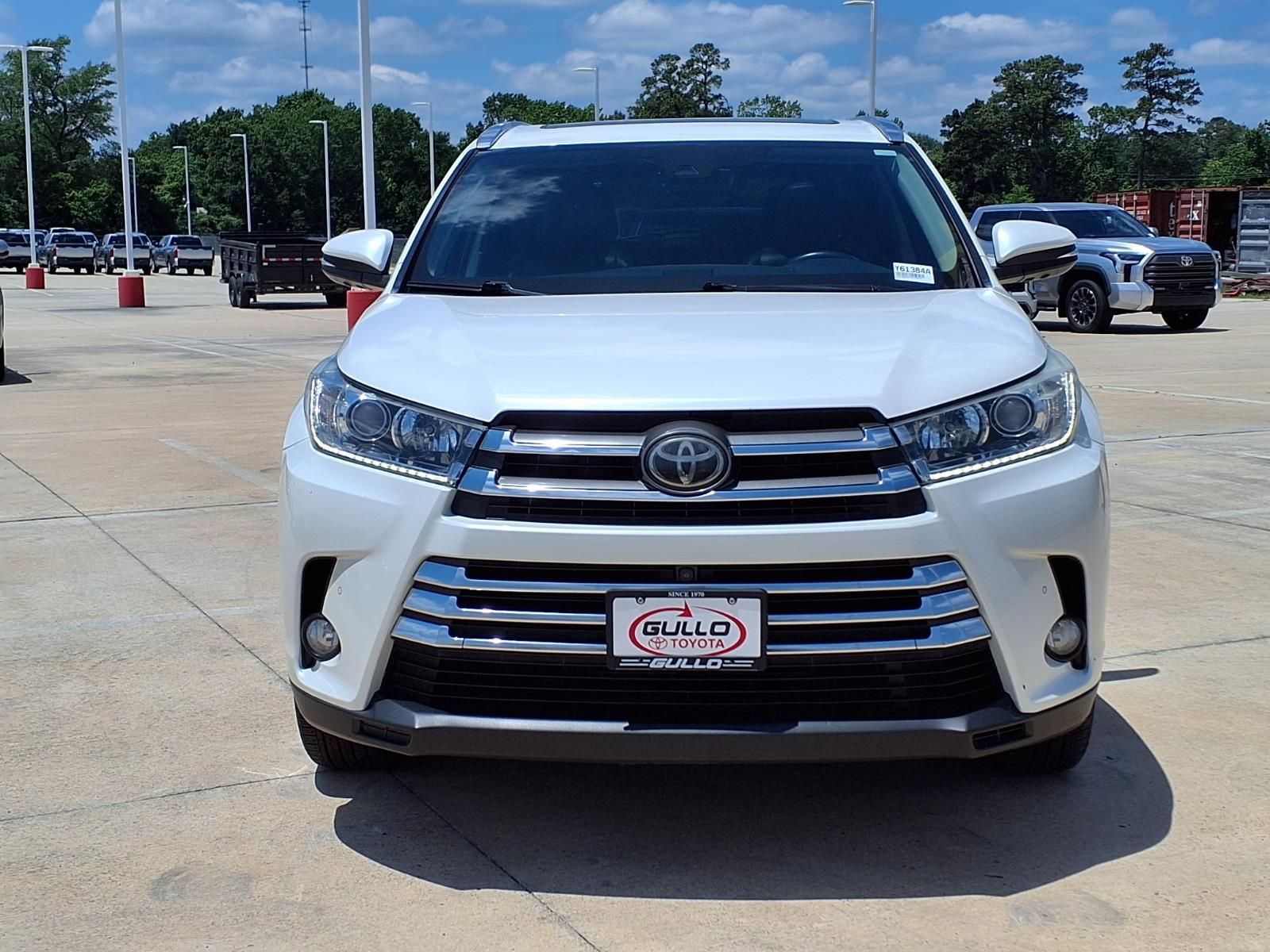 2018 Toyota Highlander Limited Platinum White at DeMontrond Automotive Group