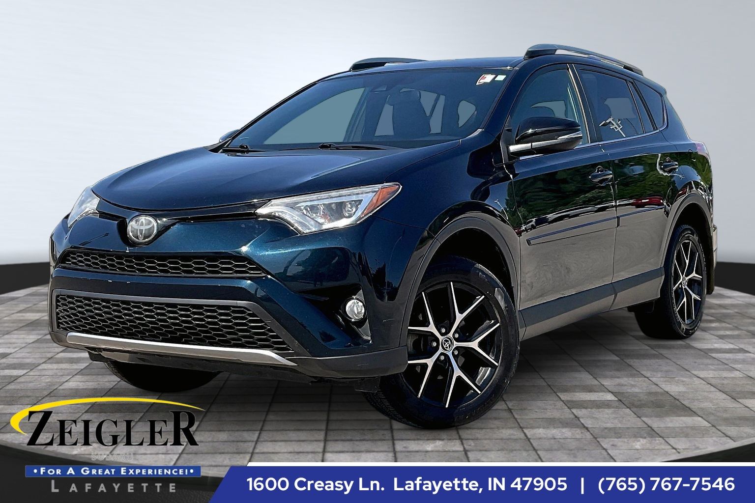 Teal (Aqua) 2017 Toyota RAV4 SE AWD SUV / Crossover All-Wheel Drive 6-Speed Automatic
