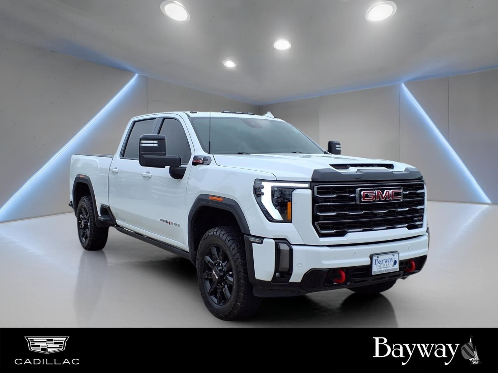 2024 GMC Sierra 2500HD AT4 White at Bayway Cadillac of The Woodlands