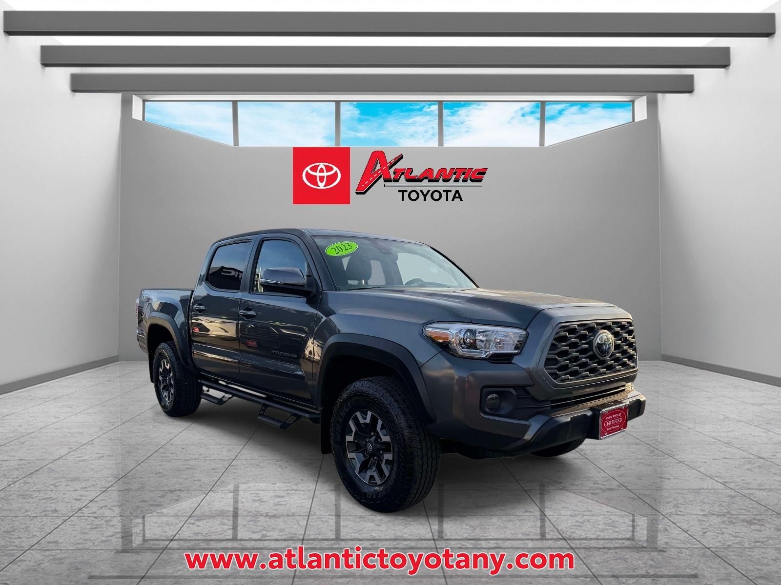 Magnetic Gray 2023 Toyota Tacoma TRD Off Road Double Cab 4WD Pickup Truck Four-Wheel Drive 6-Speed Automatic