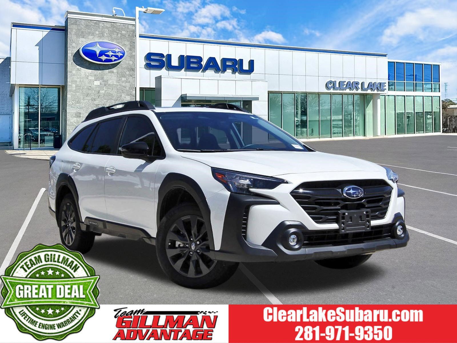 Crystal White Pearl 2025 Subaru Outback Onyx Edition AWD SUV / Crossover All-Wheel Drive Continuously Variable Transmission