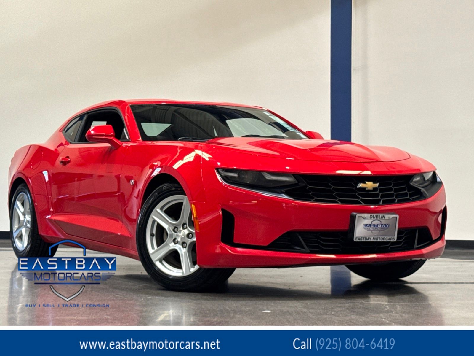 Red Hot 2019 Chevrolet Camaro Coupe Rear-Wheel Drive 8-Speed Automatic
