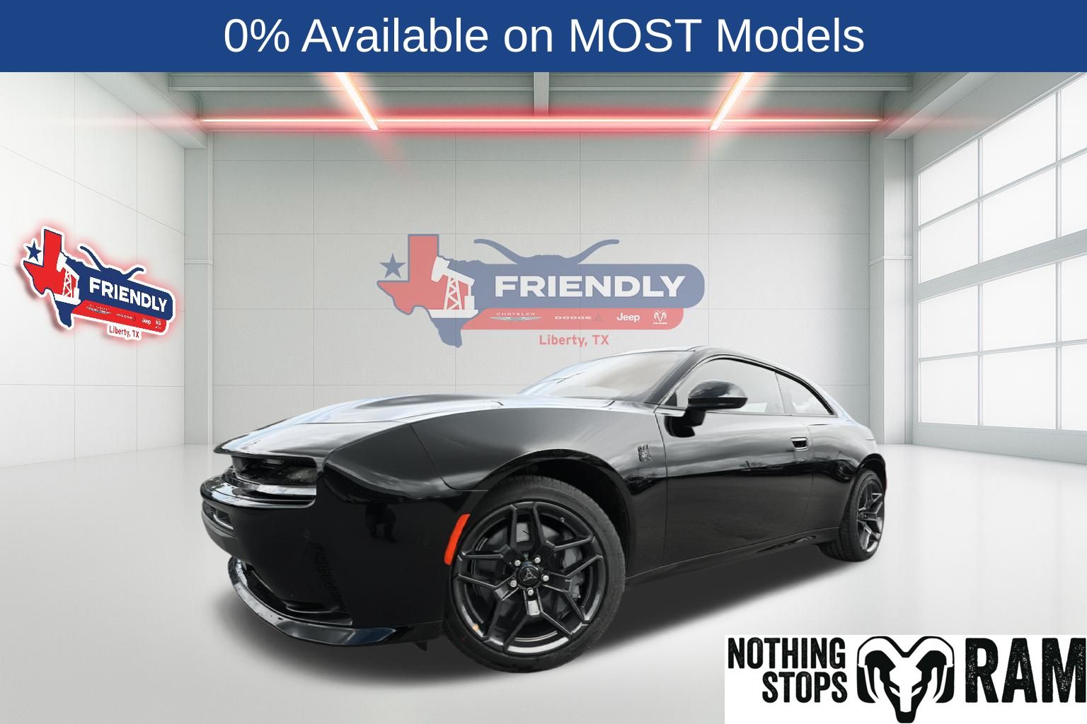 Diamond Black Crystal Pearlcoat 2026 Dodge Charger Daytona Scat Pack Coupe AWD Coupe All-Wheel Drive 8-Speed Automatic