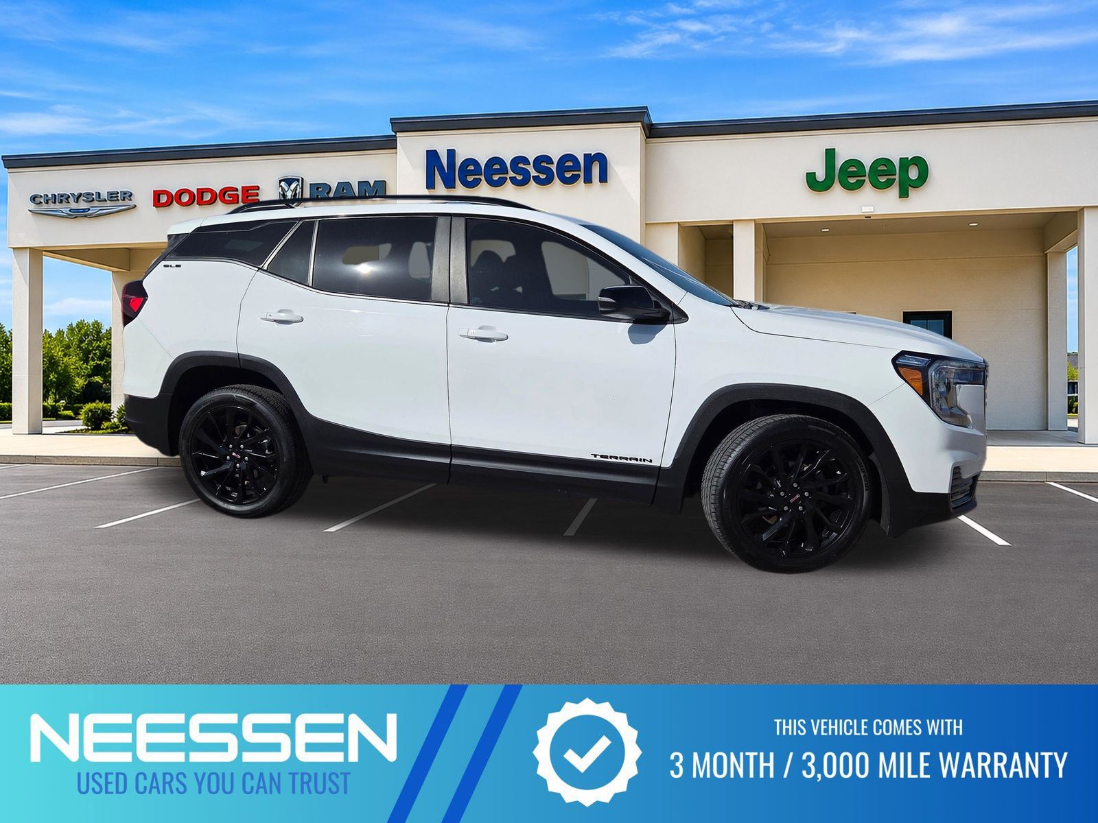 Summit White 2024 GMC Terrain SUV / Crossover Front-Wheel Drive 9-Speed Automatic