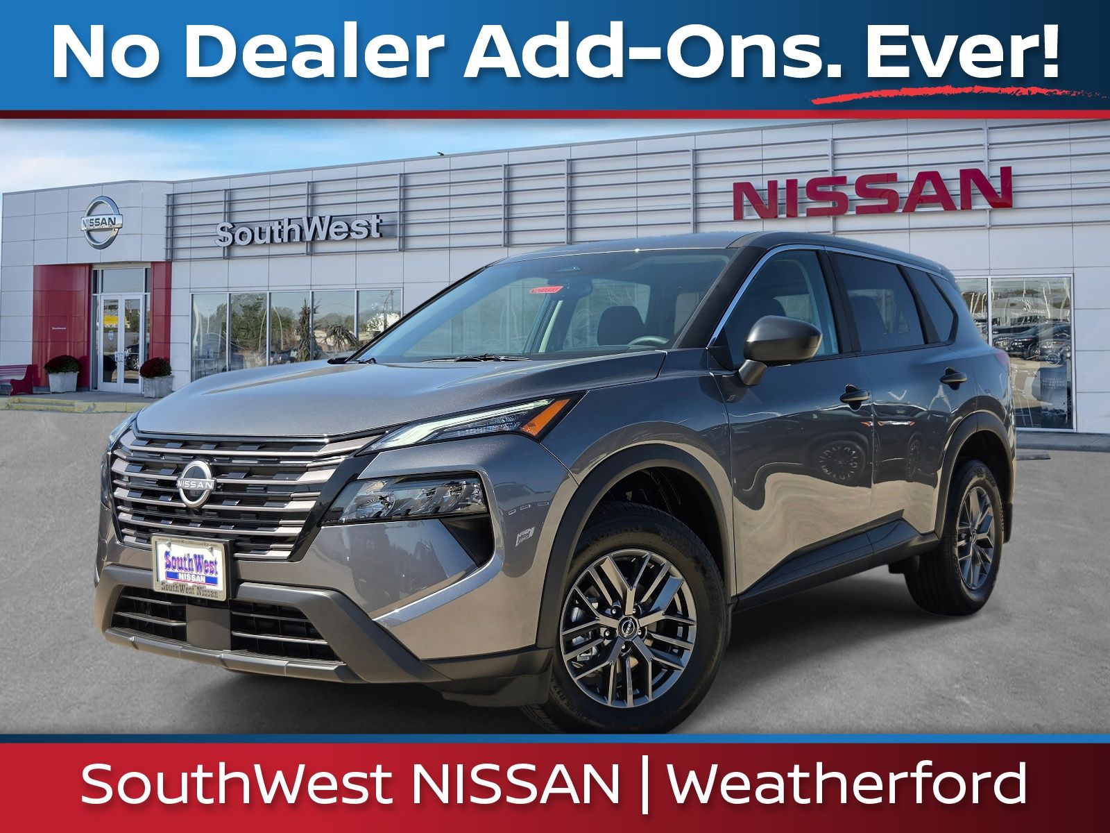 Gray (Gun Metallic) 2026 Nissan Rogue SUV / Crossover Front-Wheel Drive Continuously Variable Transmission