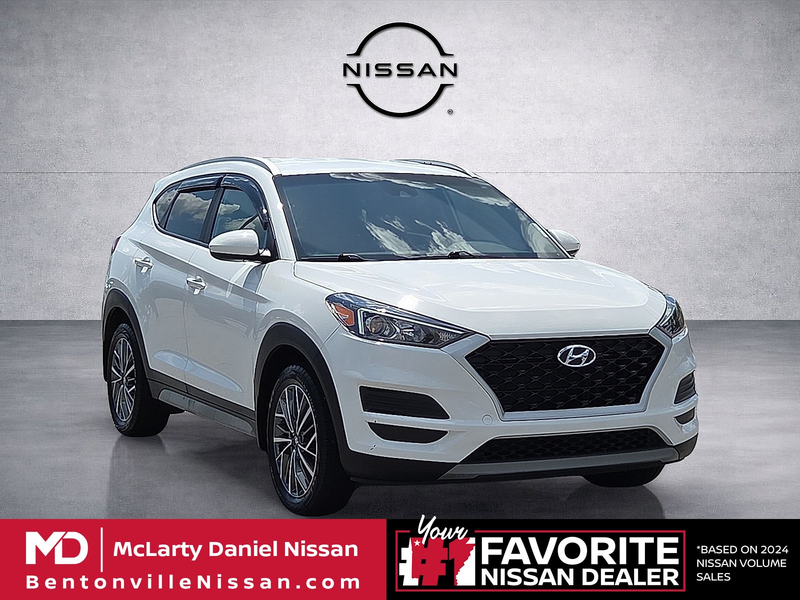 Winter White 2020 Hyundai Tucson SUV / Crossover Front-Wheel Drive 6-Speed Automatic