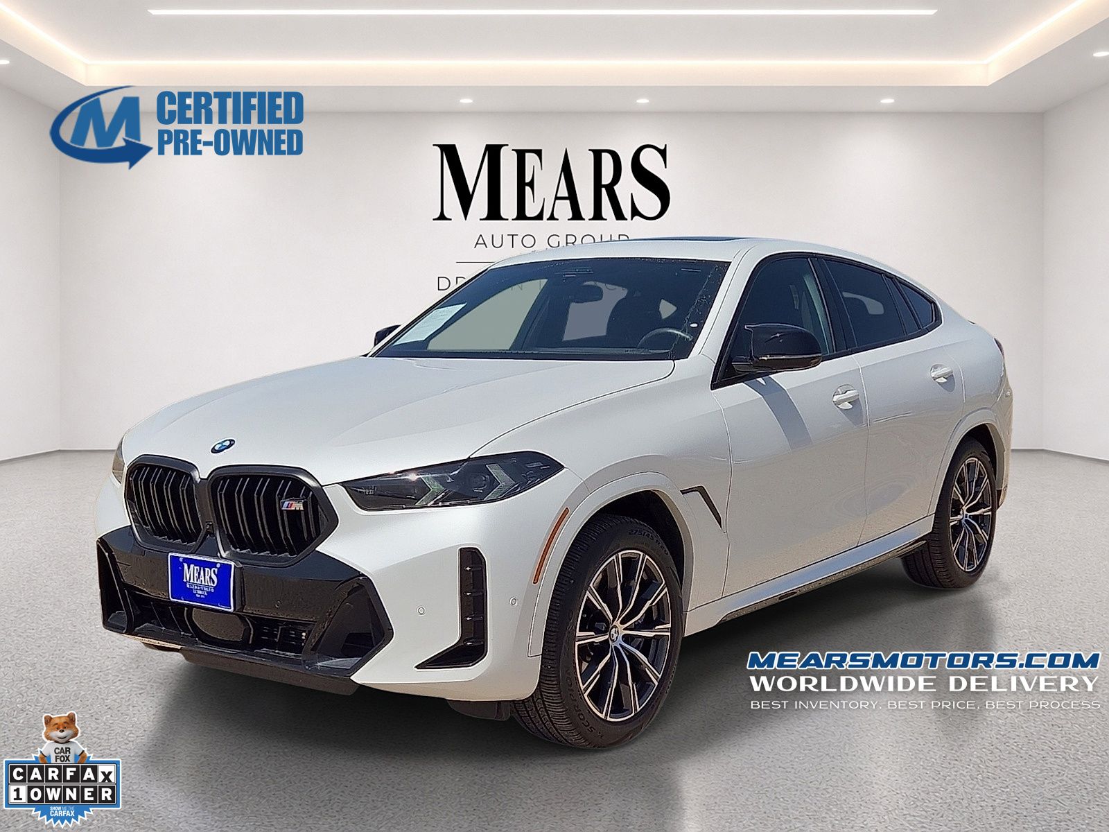 White Metallic 2026 BMW X6 SUV / Crossover All-Wheel Drive 8-Speed Automatic