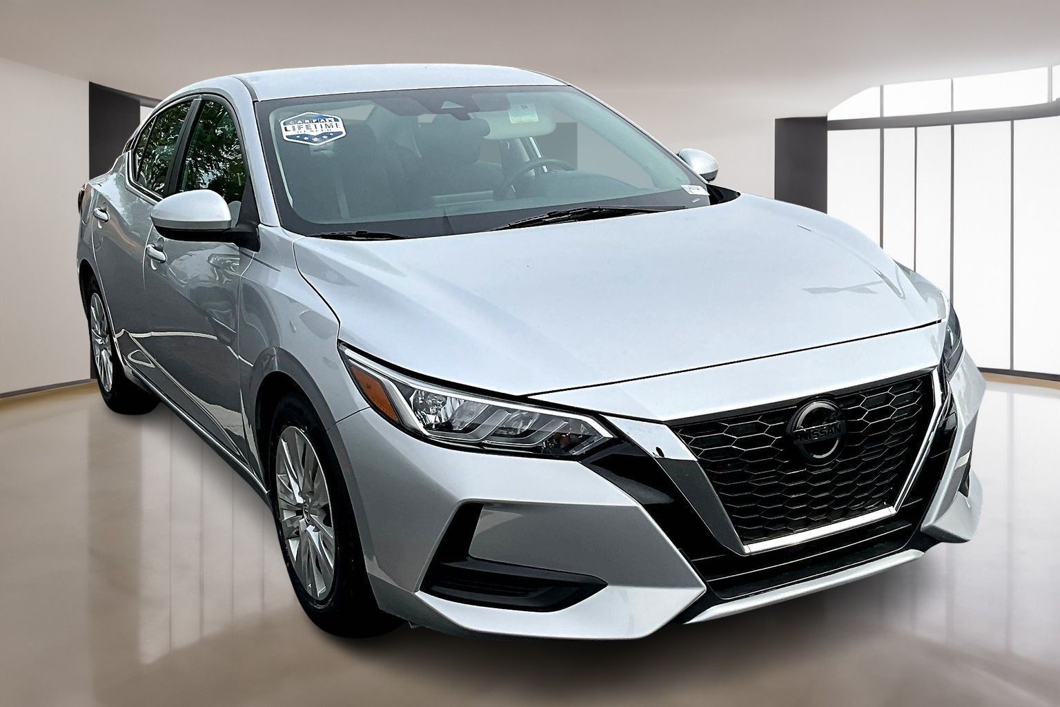 Brilliant Silver Metallic 2023 Nissan Sentra S FWD Sedan Front-Wheel Drive Continuously Variable Transmission