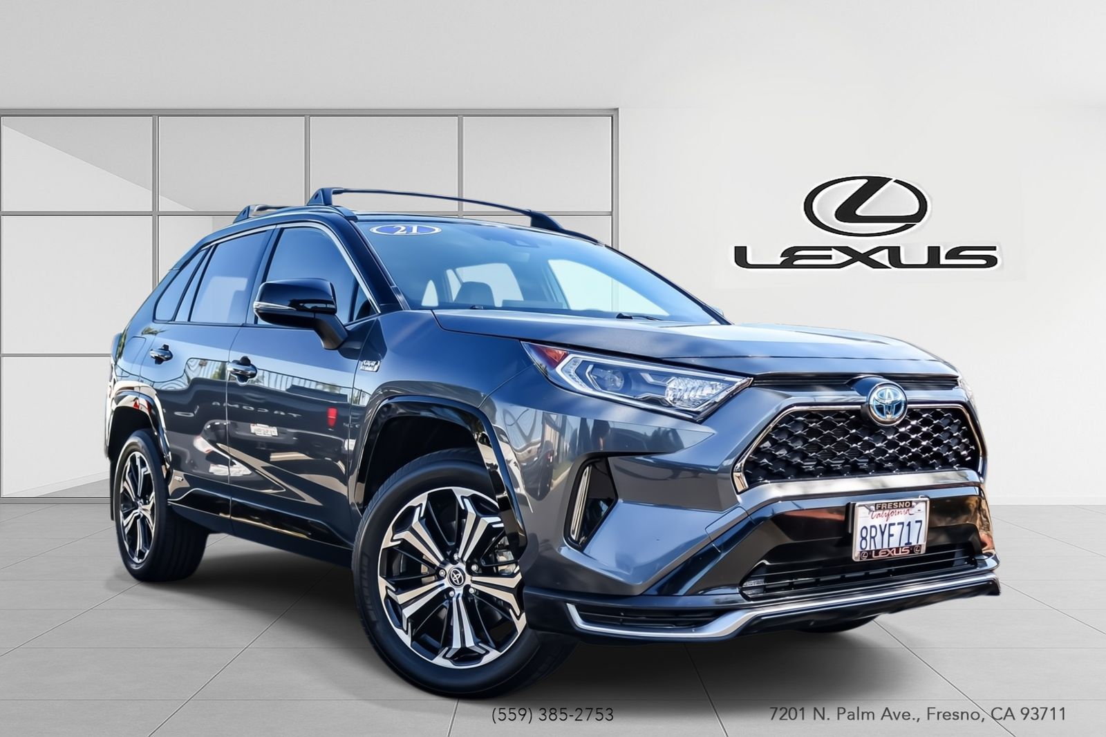 Magnetic Gray Metallic 2021 Toyota RAV4 Prime SUV / Crossover All-Wheel Drive Continuously Variable Transmission