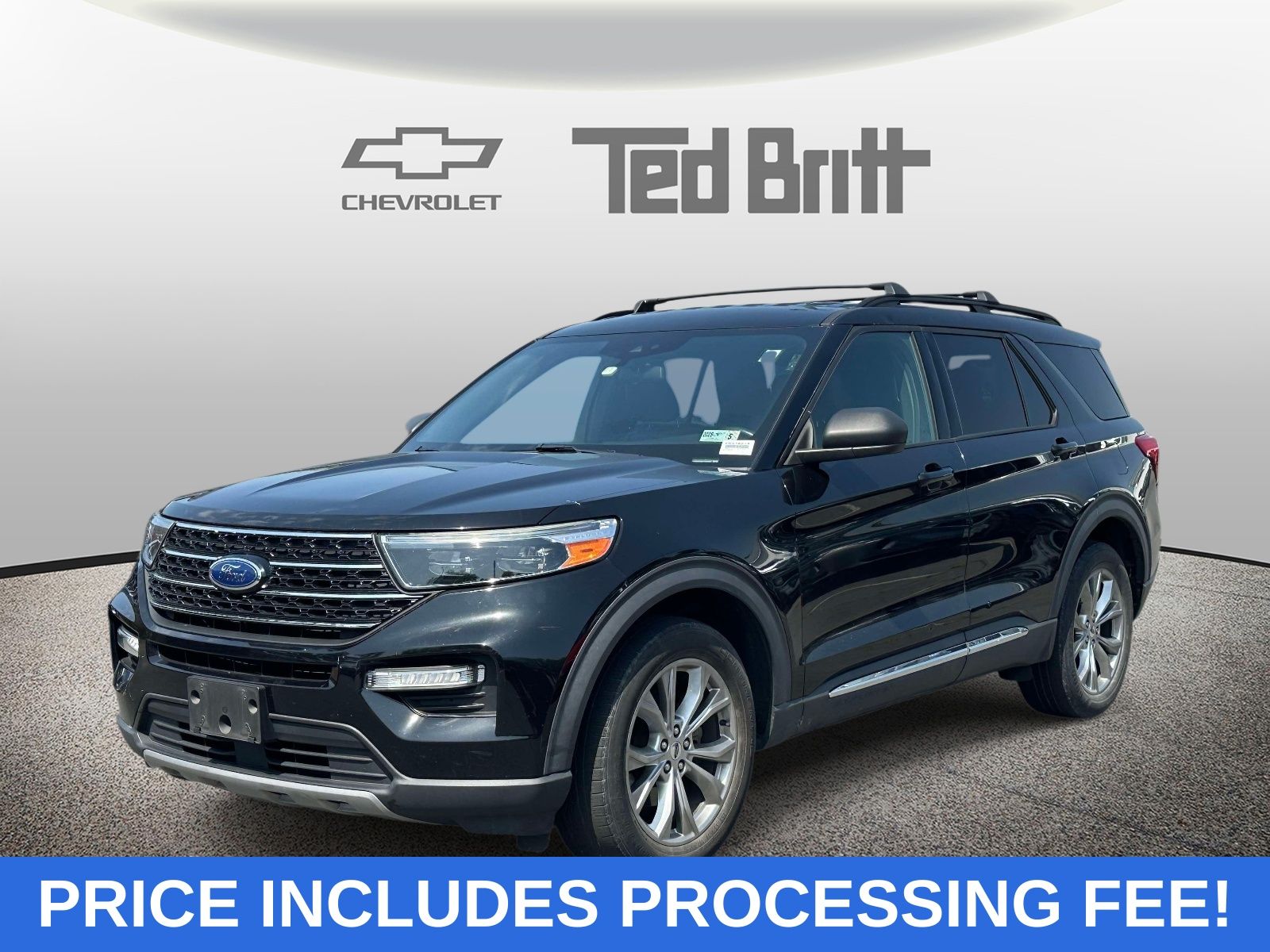 Black Metallic 2020 Ford Explorer SUV / Crossover All-Wheel Drive Automatic