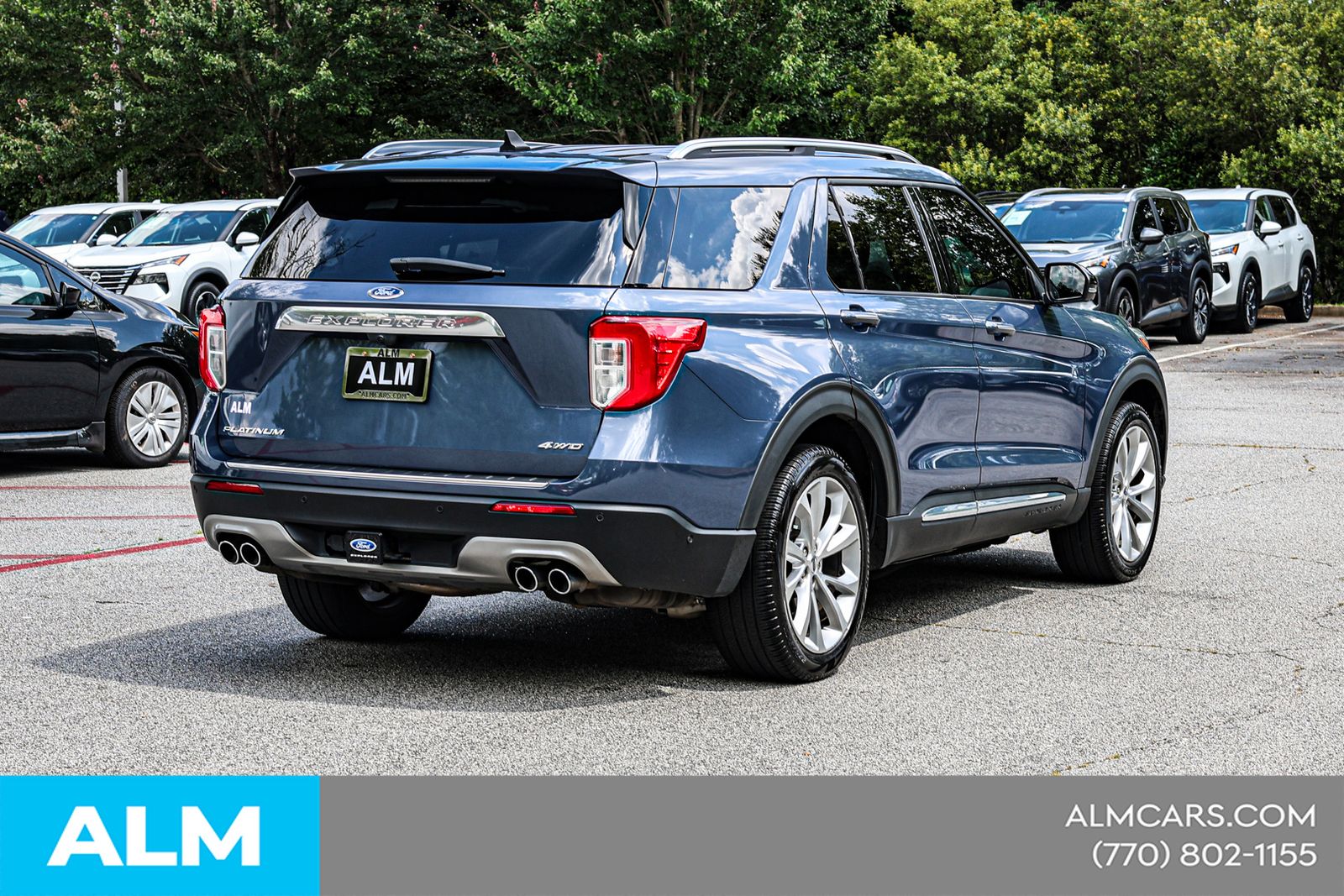 Used 2021 Blue Ford Platinum image 6