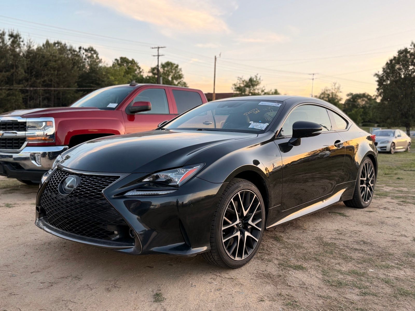 Black (Caviar) 2018 Lexus RC 350 AWD Coupe All-Wheel Drive 6-Speed Automatic