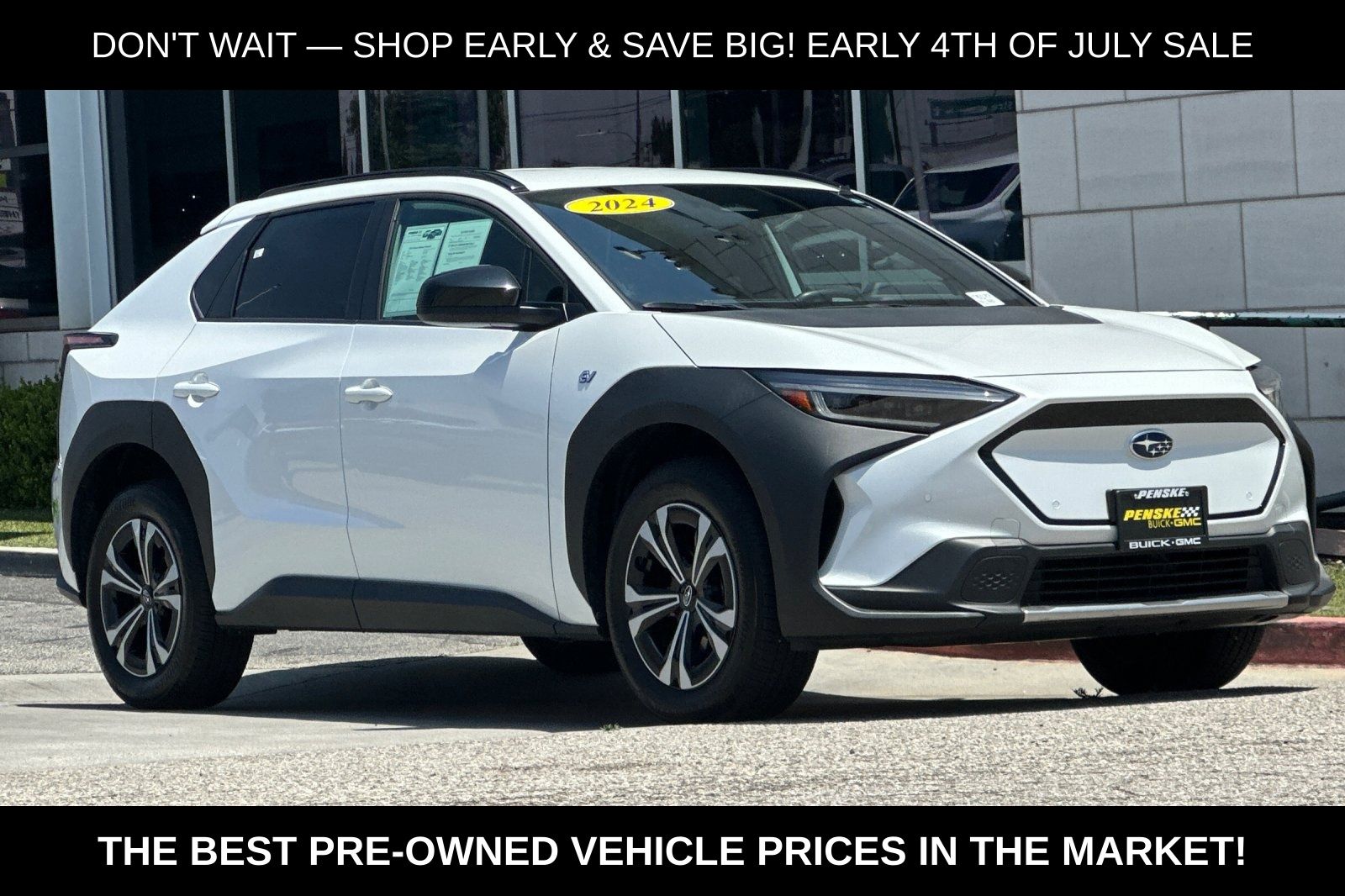 Cosmic White Pearl 2024 Subaru Solterra SUV / Crossover All-Wheel Drive 1-Speed Automatic