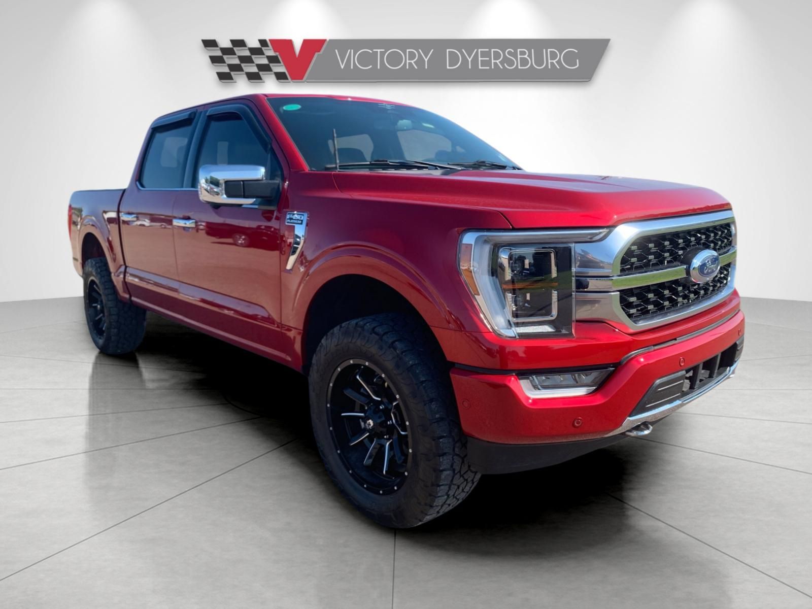 Red Metallic 2023 Ford F-150 Pickup Truck Four-Wheel Drive Automatic