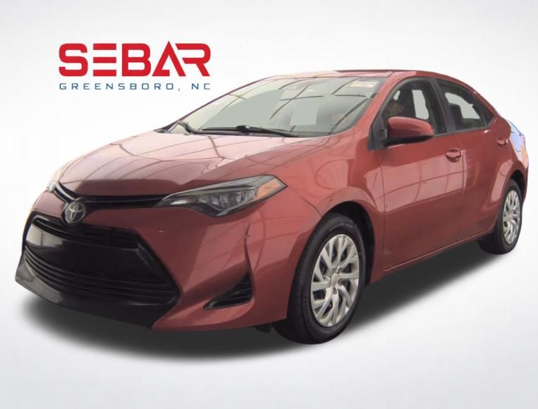 Barcelona Red Metallic 2018 Toyota Corolla Sedan Front-Wheel Drive Continuously Variable Transmission