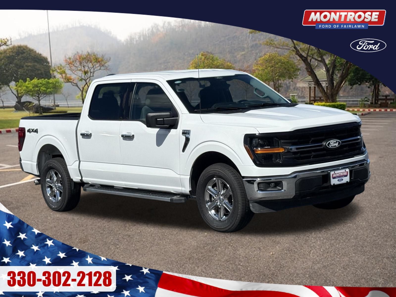Oxford White 2025 Ford F-150 Pickup Truck Four-Wheel Drive Automatic