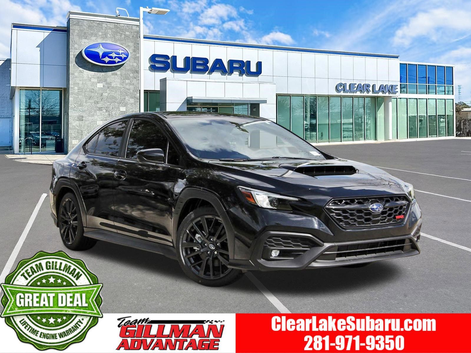 Black / Silver 2026 Subaru WRX Premium AWD Sedan All-Wheel Drive 6-Speed Manual