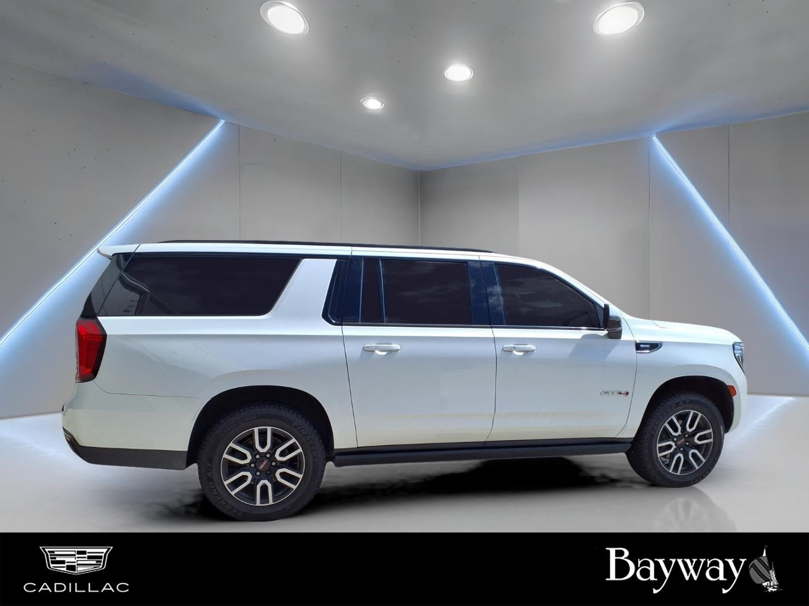 2021 GMC Yukon XL AT4 White at Classic Chevrolet Galveston