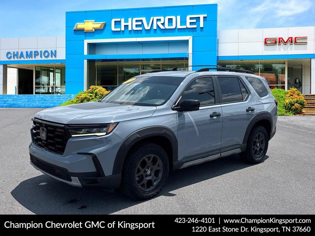 Blue 2023 Honda Pilot SUV / Crossover All-Wheel Drive Automatic