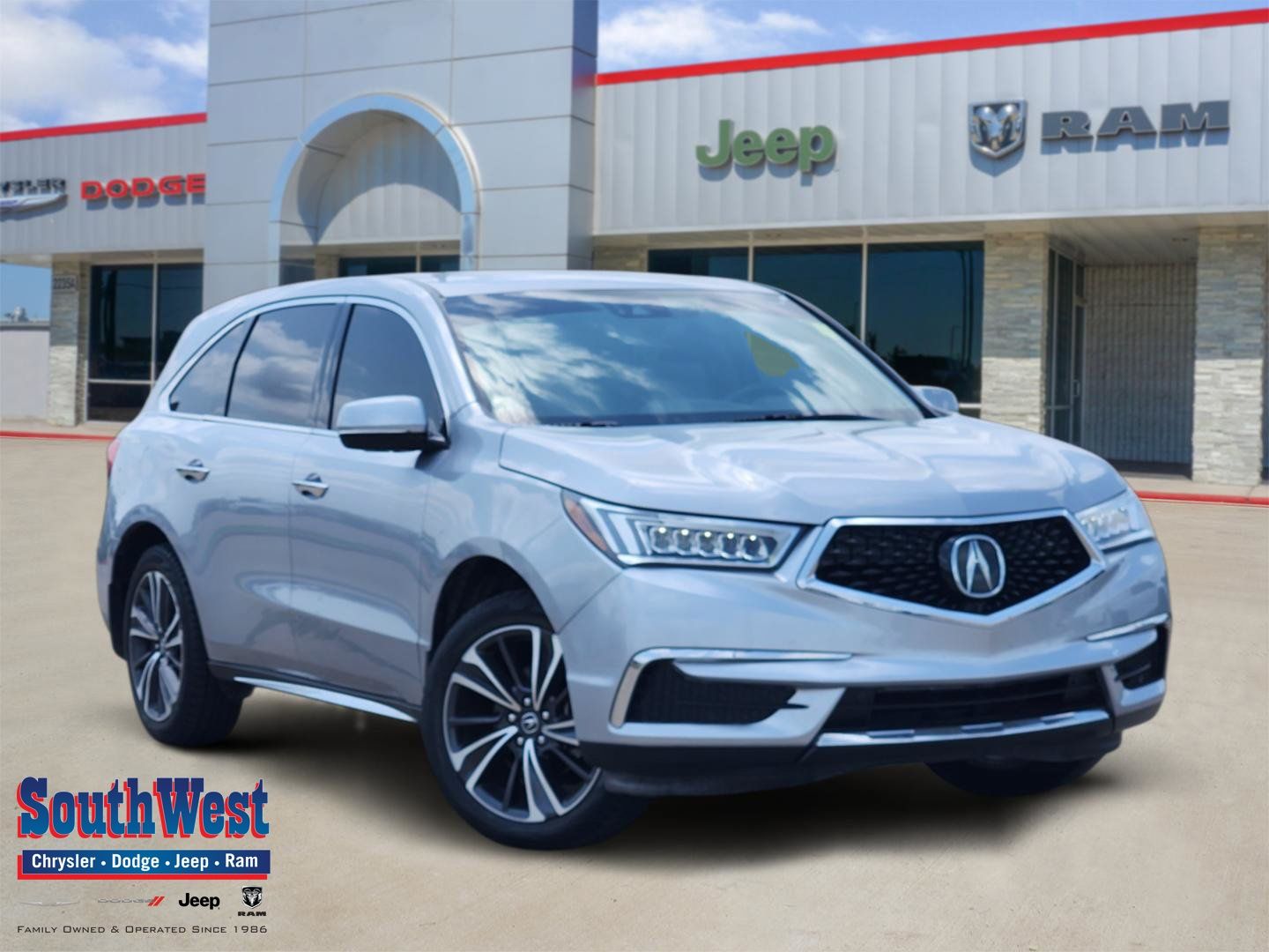 Lunar Silver Metallic 2020 Acura MDX SUV / Crossover Front-Wheel Drive 9-Speed Automatic