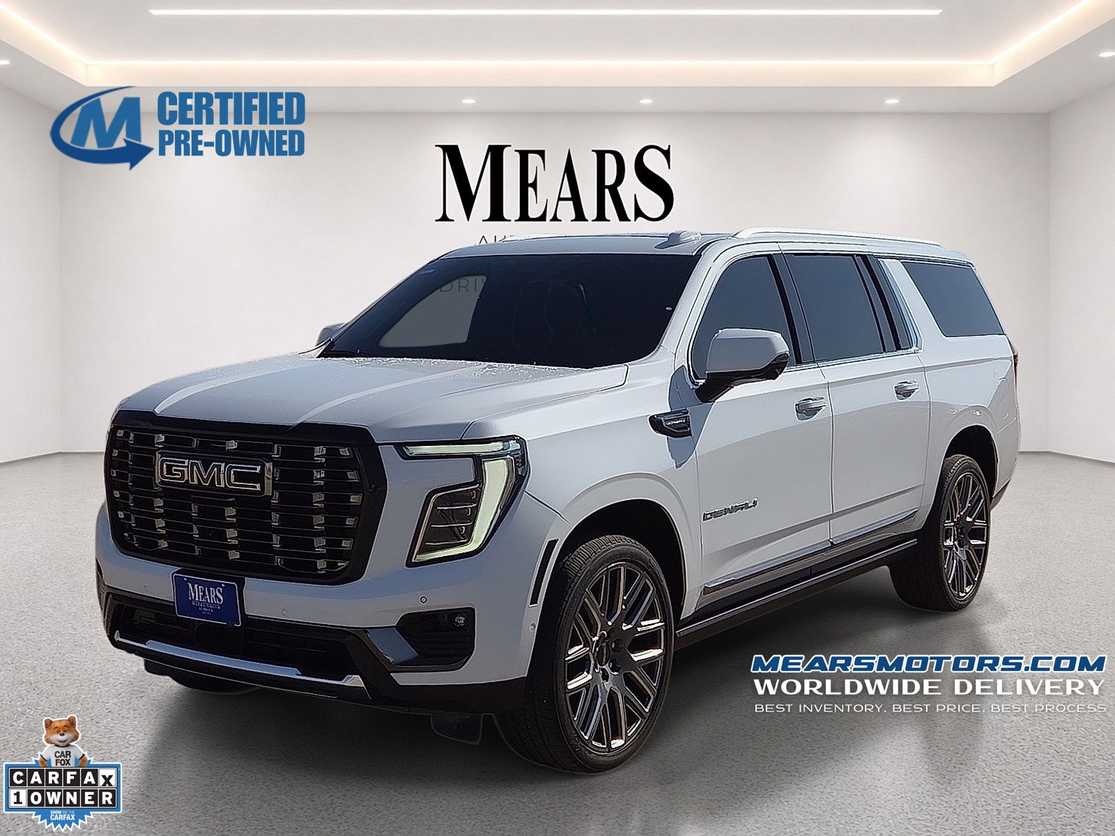 Glacier White Tricoat 2026 GMC Yukon XL SUV / Crossover Four-Wheel Drive 