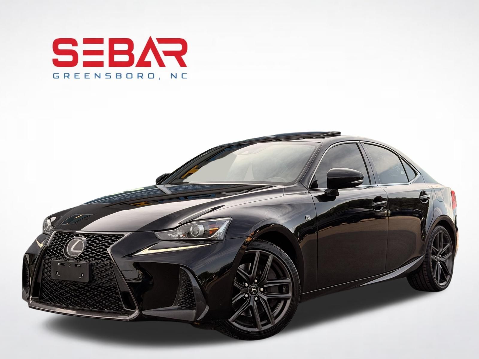 Black (Obsidian) 2018 Lexus IS Sedan Rear-Wheel Drive 8-Speed Dual Clutch