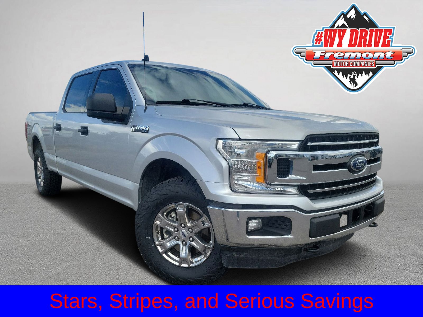 Ingot Silver Metallic 2019 Ford F-150 Pickup Truck Four-Wheel Drive Automatic