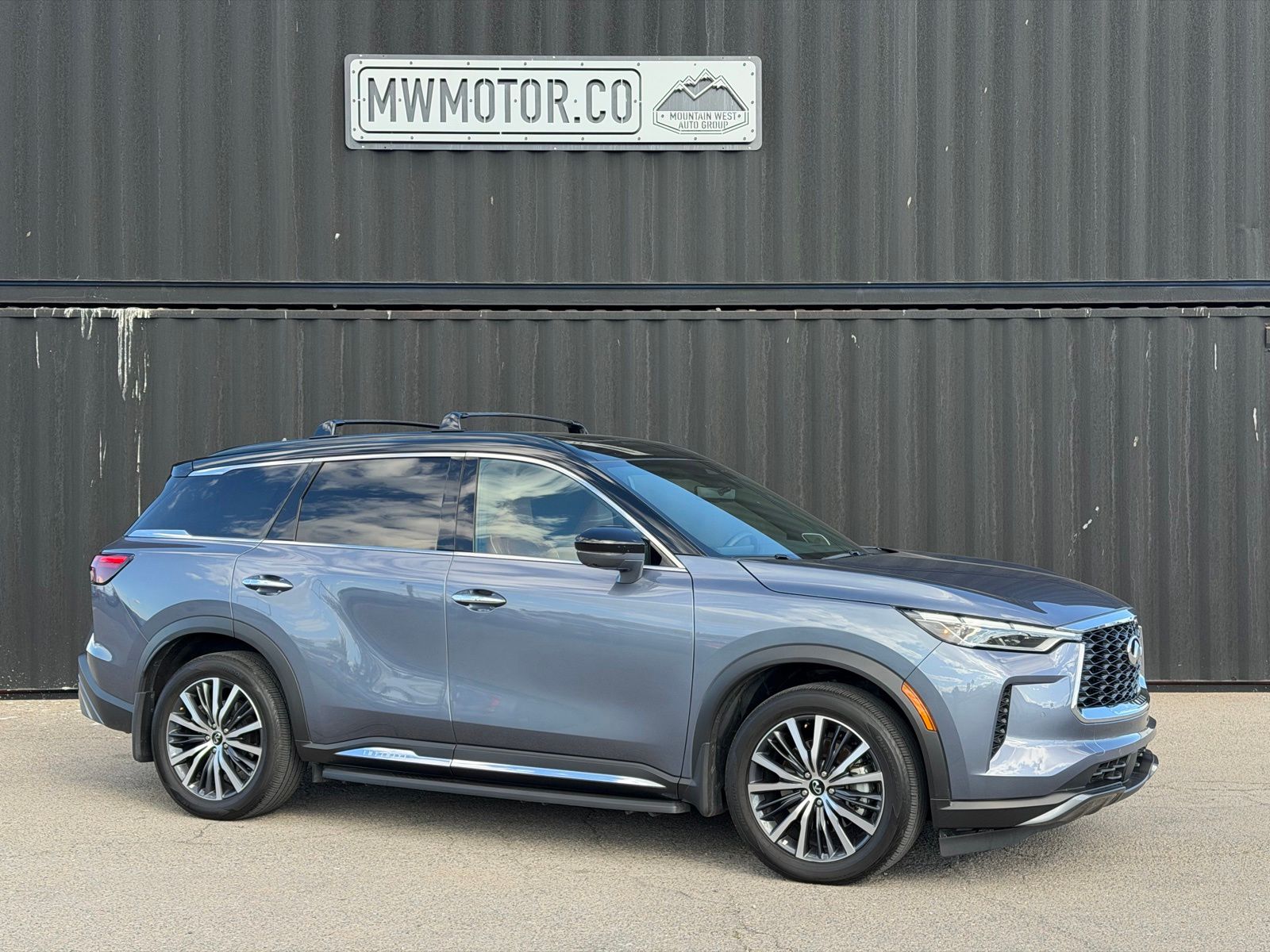 Moonbow Blue/Blk Obsidian 2025 INFINITI QX60 Autograph AWD SUV / Crossover All-Wheel Drive 9-Speed Automatic