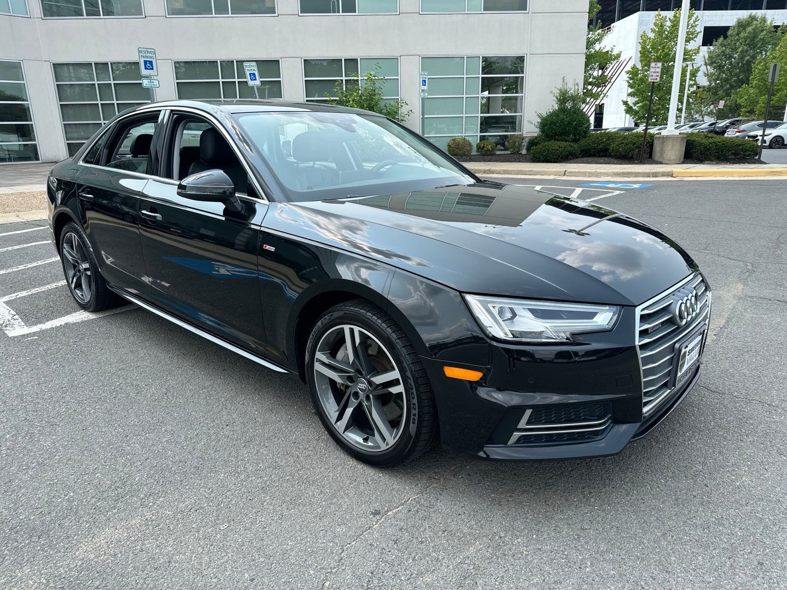 Brilliant Black 2017 Audi A4 Sedan All-Wheel Drive 7-Speed Automatic