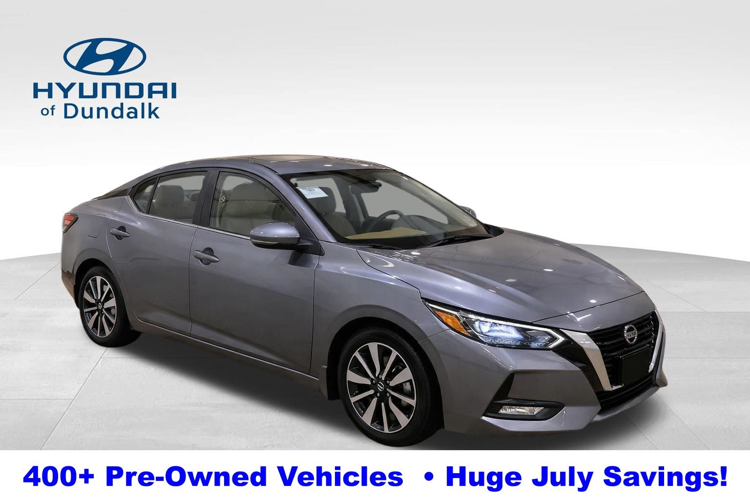 Gray (Gun Metallic) 2020 Nissan Sentra Sedan Front-Wheel Drive Continuously Variable Transmission