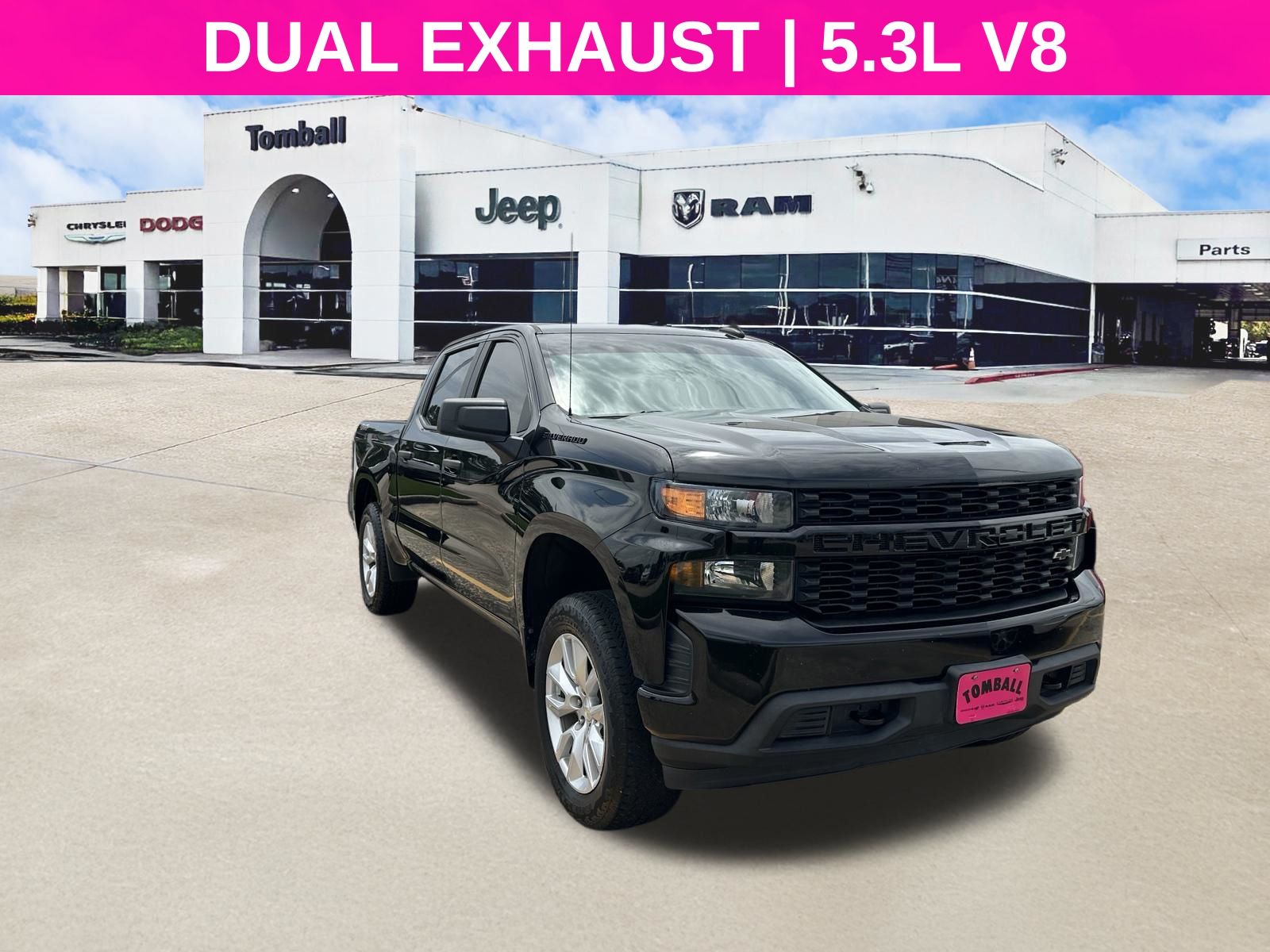 Black 2021 Chevrolet Silverado 1500 Pickup Truck Four-Wheel Drive 6-Speed Automatic Overdrive