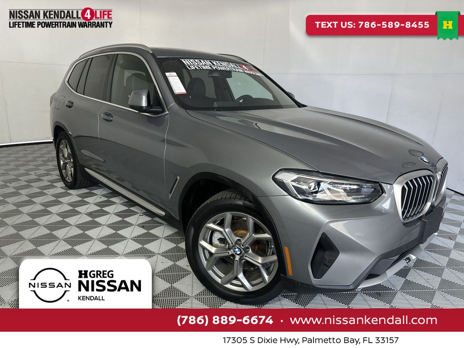 Gray Metallic 2024 BMW X3 SUV / Crossover All-Wheel Drive 8-Speed Automatic