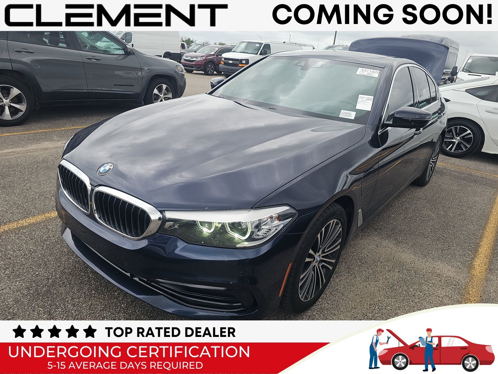 Imperial Blue Metallic 2020 BMW 5 Series 530e xDrive Hybrid Plug-in iPerformance Sedan AWD Sedan All-Wheel Drive 8-Speed Automatic