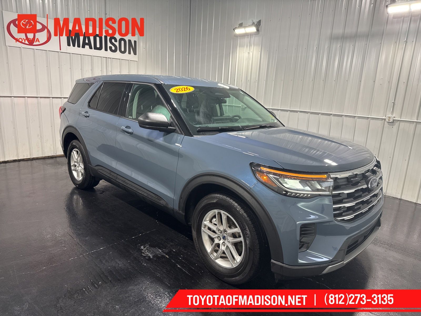 Vapor Blue 2026 Ford Explorer SUV / Crossover All-Wheel Drive Automatic