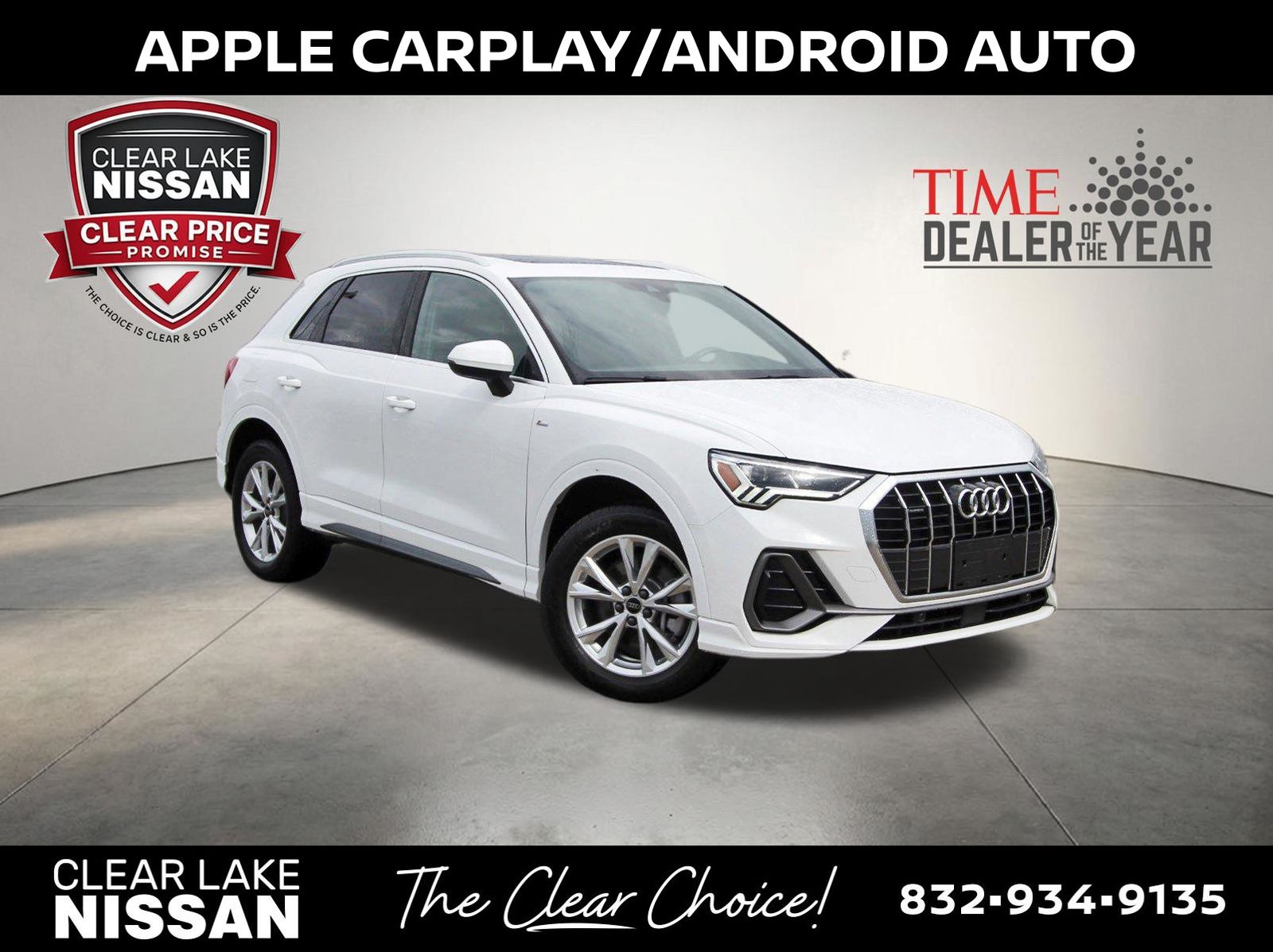 White 2025 Audi Q3 SUV / Crossover All-Wheel Drive 8-Speed Automatic