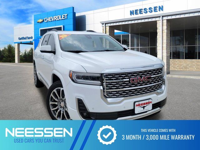 Summit White 2023 GMC Acadia Denali AWD SUV / Crossover Four-Wheel Drive 9-Speed Automatic
