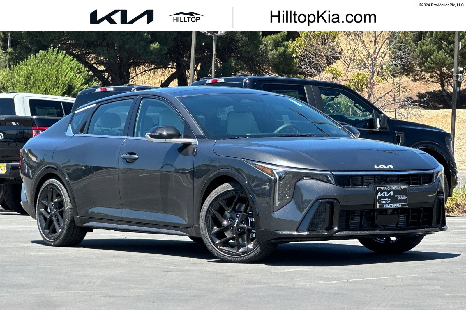 Interstellar Gray 2026 Kia K4 GT-Line Turbo FWD Sedan Front-Wheel Drive 8-Speed Automatic