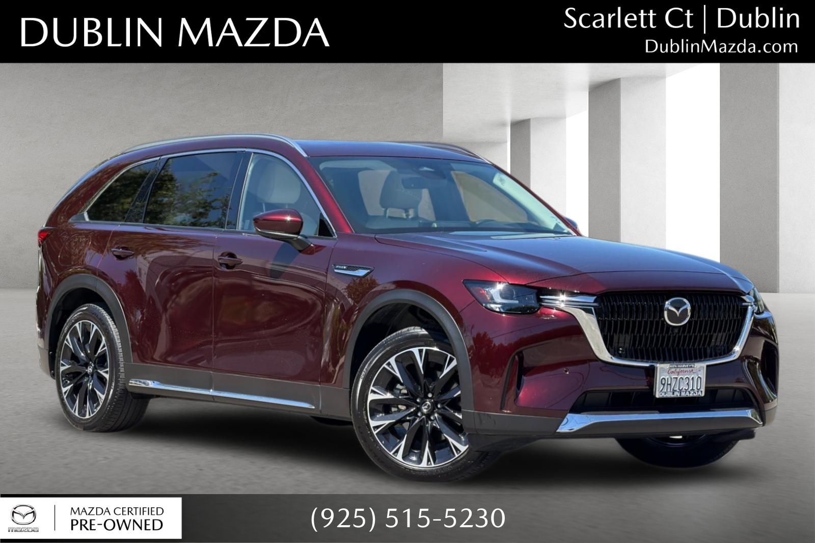 Red 2024 Mazda CX-90 SUV / Crossover All-Wheel Drive Automatic