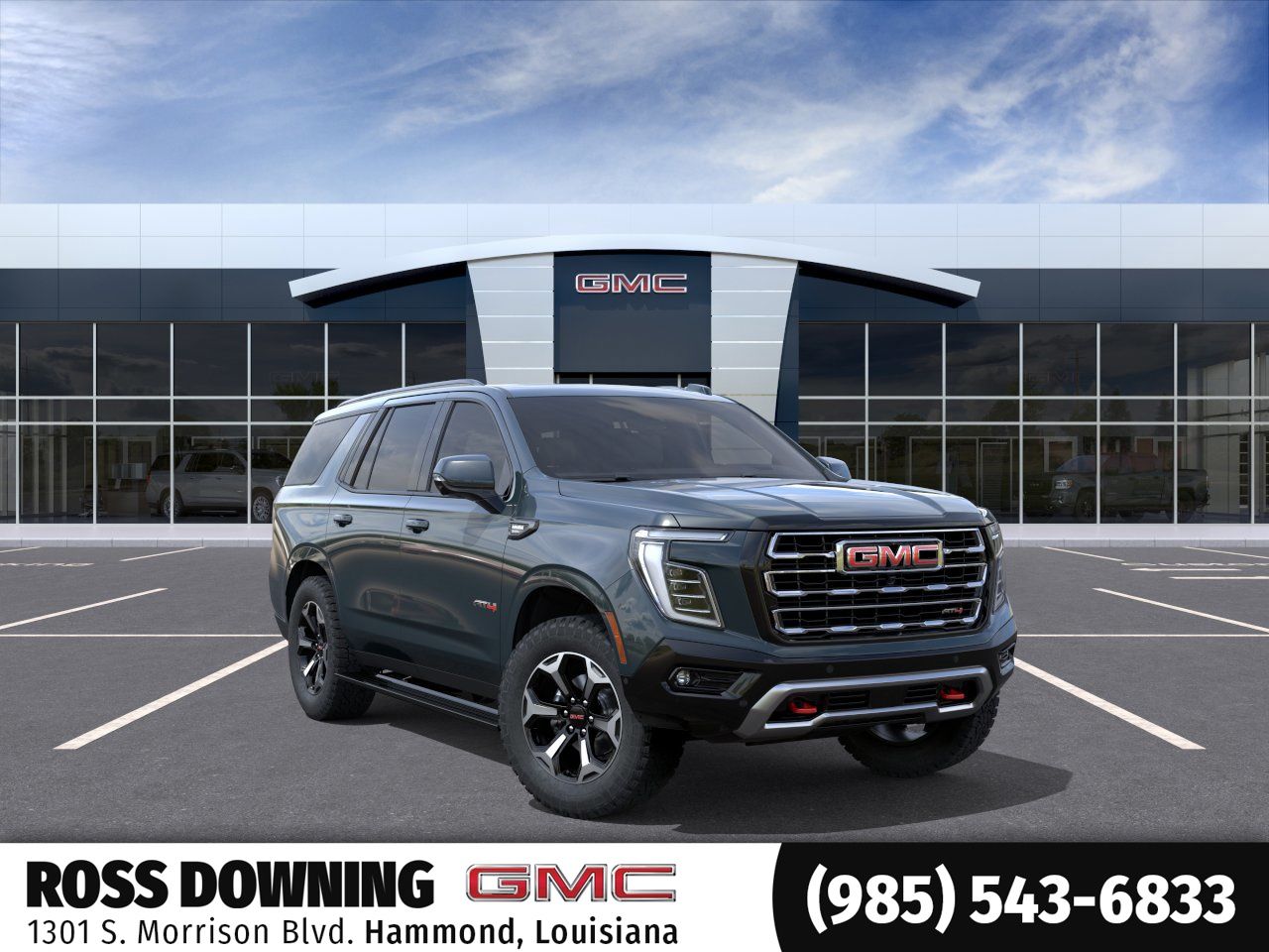 2026 GMC Yukon AT4 Green at Ross Downing Buick GMC