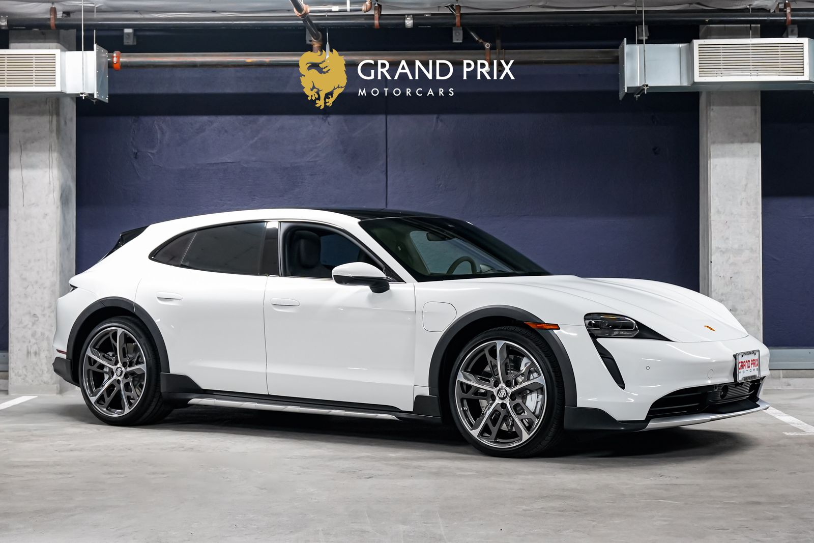 White 2023 Porsche Taycan Wagon All-Wheel Drive 2-Speed Automatic