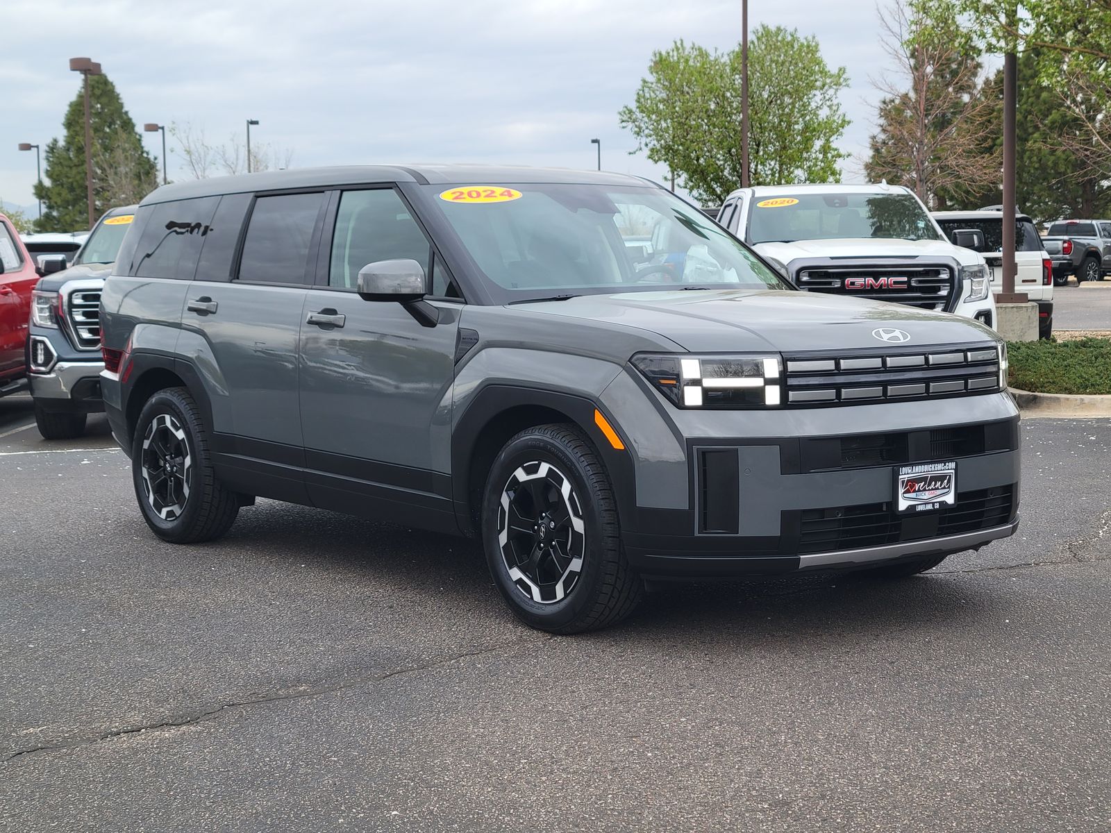 Hampton Gray 2024 Hyundai Santa Fe SE AWD SUV / Crossover All-Wheel Drive Automatic