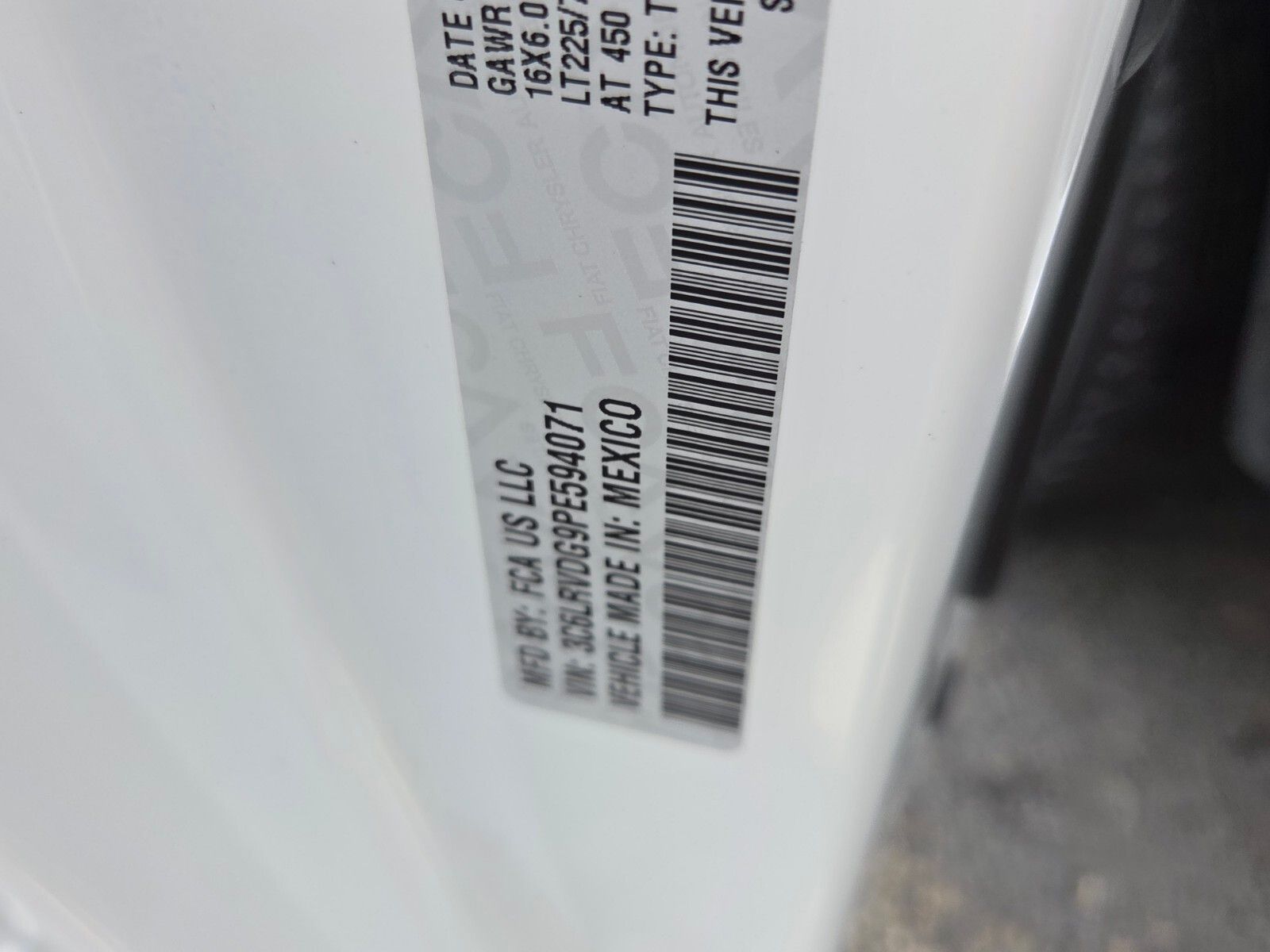 Used 2023 White Ram High Roof image 16