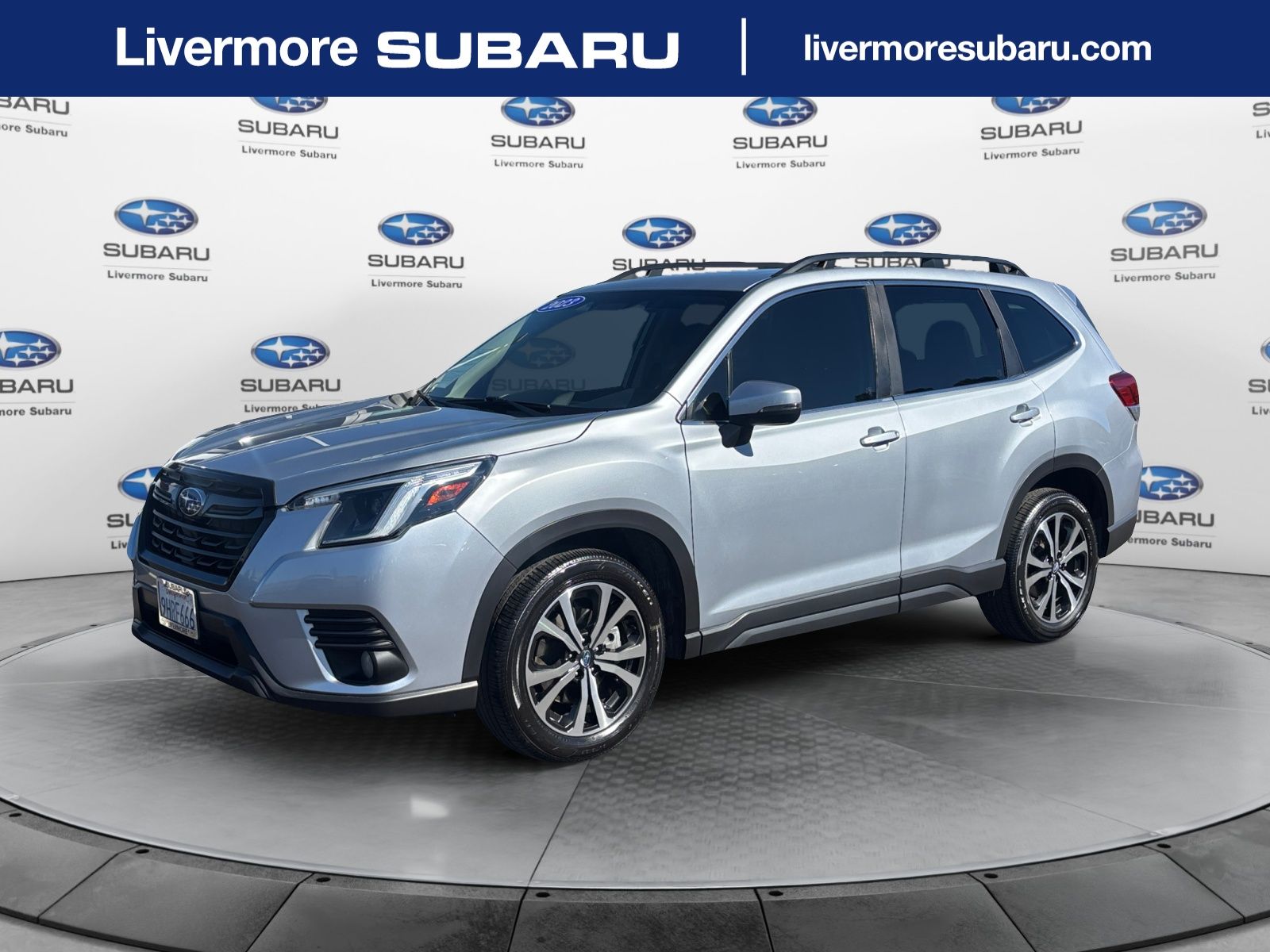 Ice Silver Metallic 2023 Subaru Forester SUV / Crossover All-Wheel Drive Continuously Variable Transmission