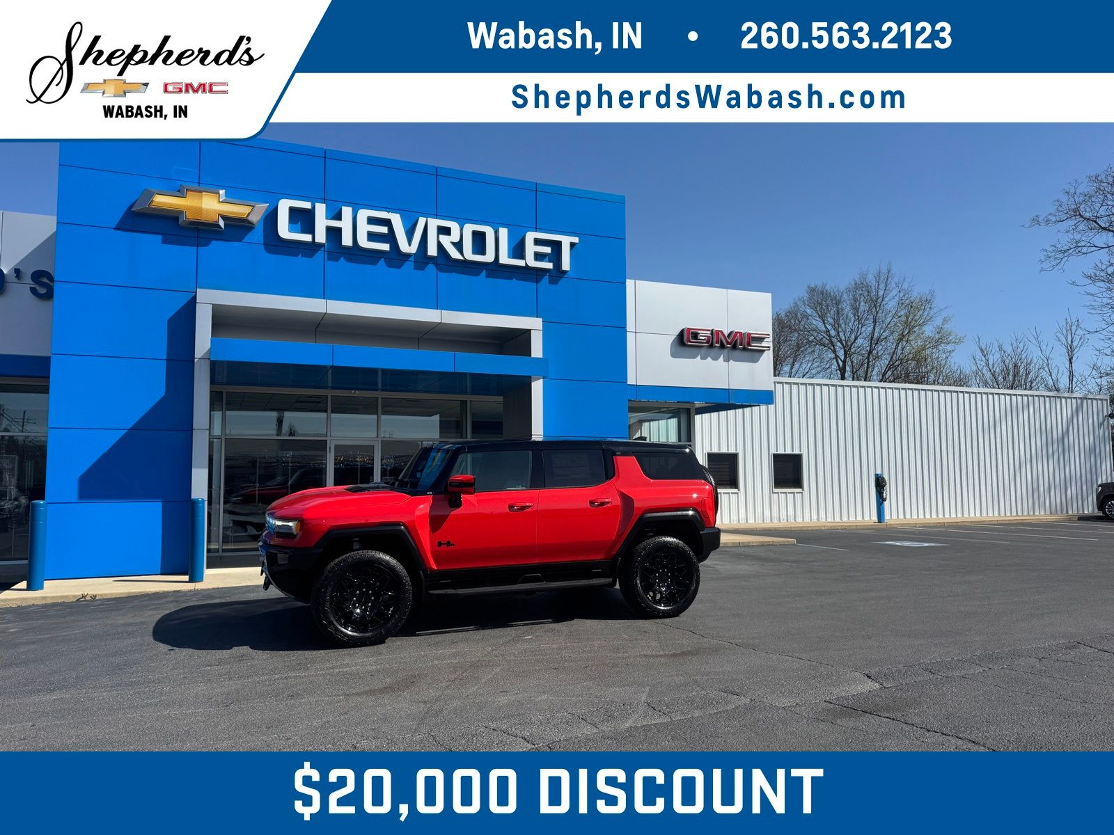 Orange 2025 GMC Hummer EV SUV SUV / Crossover All-Wheel Drive 1-Speed Automatic