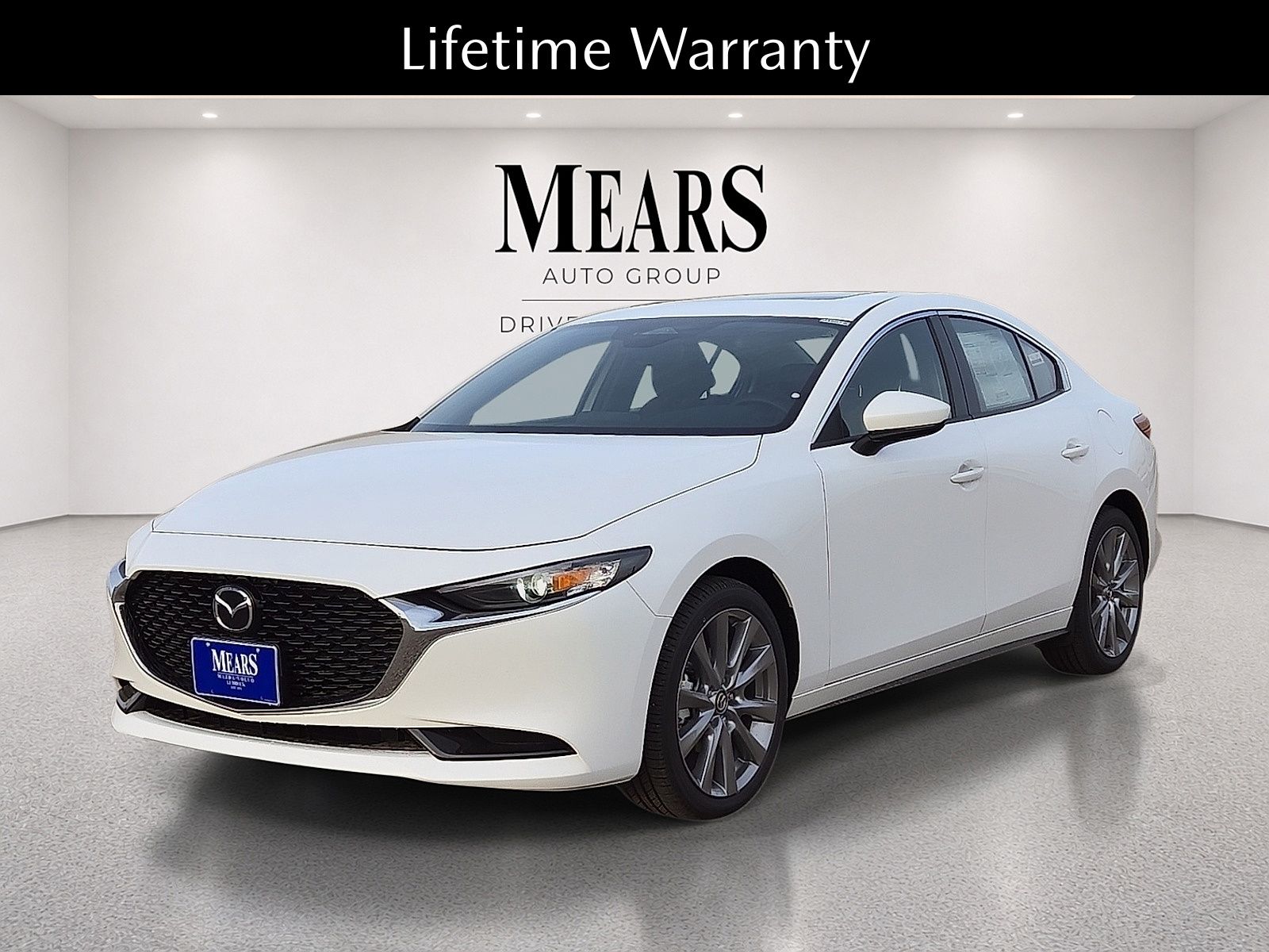Snowflake White Pearl Mica 2026 Mazda MAZDA3 Sedan Front-Wheel Drive 6-Speed Automatic