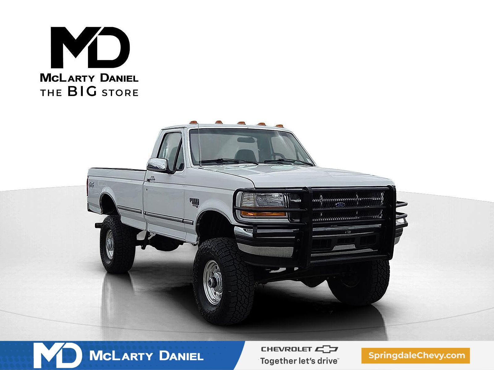 Oxford White 1997 Ford F-350 XLT Standard Cab LB 4WD Pickup Truck Four-Wheel Drive 5-Speed Manual