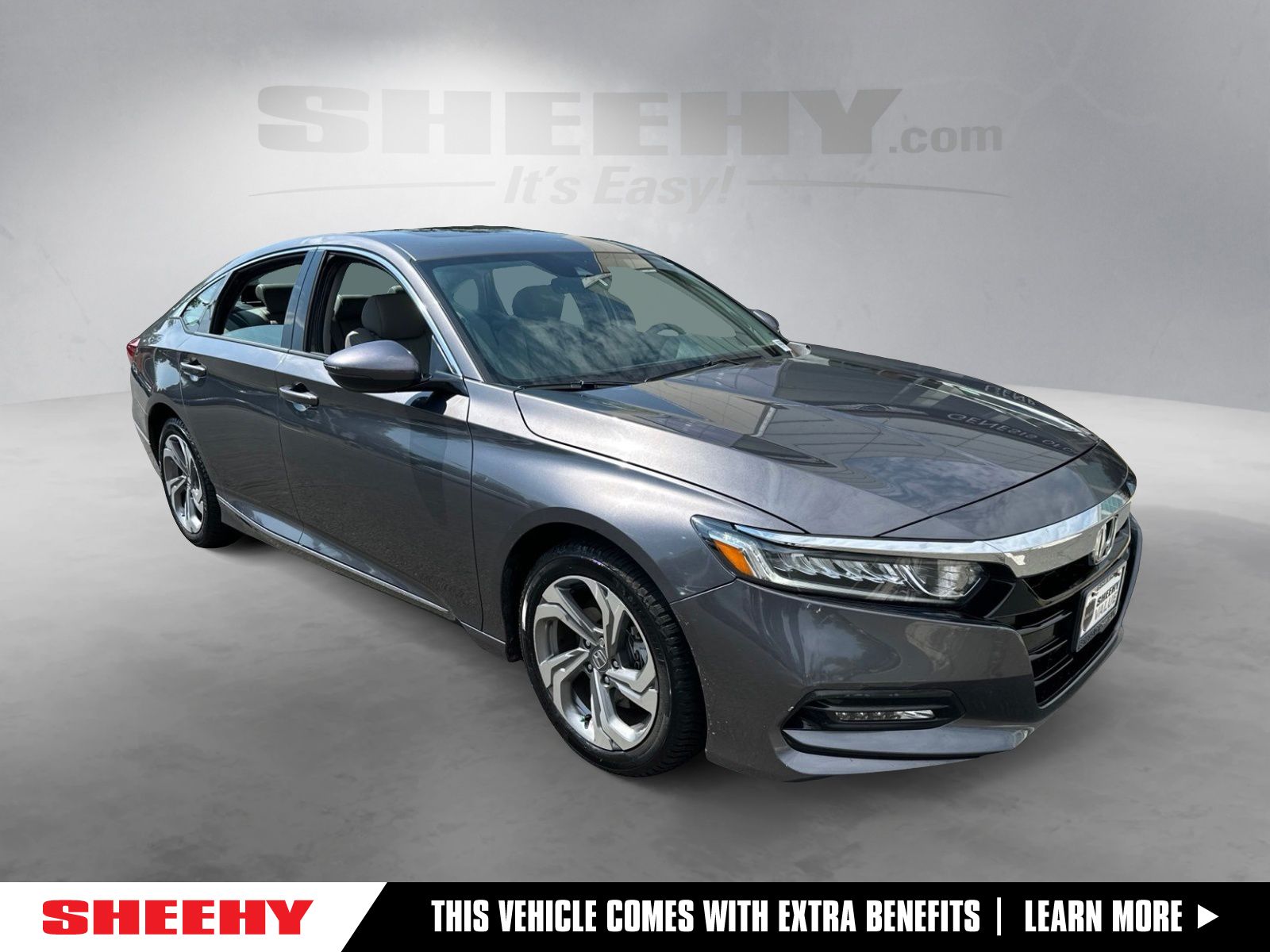 Gray 2019 Honda Accord Sedan Front-Wheel Drive Automatic